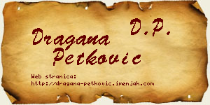 Dragana Petković vizit kartica